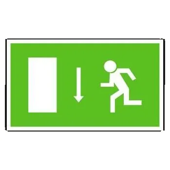 Značení Magg 120218 Panáček šipka dolů a dveře - plastová tabulka 210x123mm