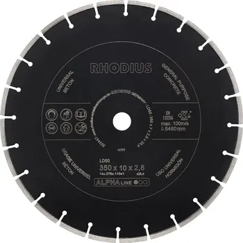 Řezný kotouč Rhodius 303447 | Diamantový řezný kotouč LD50 350x7,0x2,8x25,40 mm