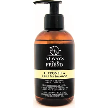 Antiparazitikum pro psa AYF Šampón Citronella 2v1 Always your friend