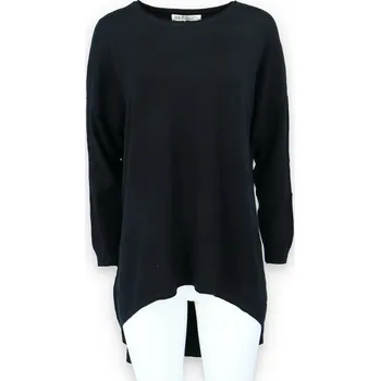 Dámský svetr Tunika upletová DZ-8588 Paris barva: černá