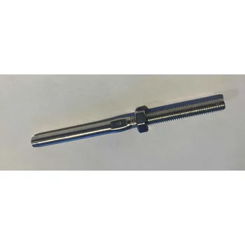 Šroub Lisovací koncovka pro lano 5 mm - pravý závit M8 - nerez A4