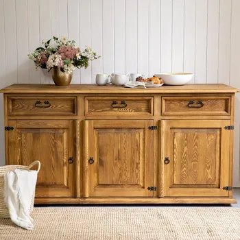 Komoda ARTEN (NANO Systems s.r.o.) Rustikální masivní komoda POPRAD COM101 - borovice