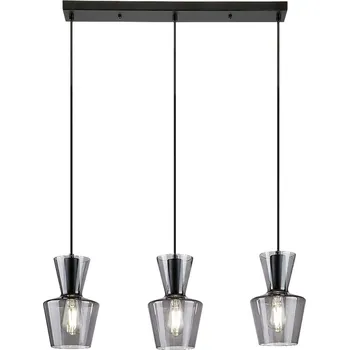 Rabalux závěsné svítidlo Abra E27 3x MAX 60W matná černá 72163