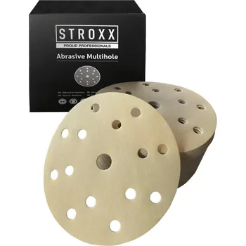 Gola sada Brusné papíry STROXX s otvory, průměr 150 mm, 100ks /bal Varianta: zrnitost 120