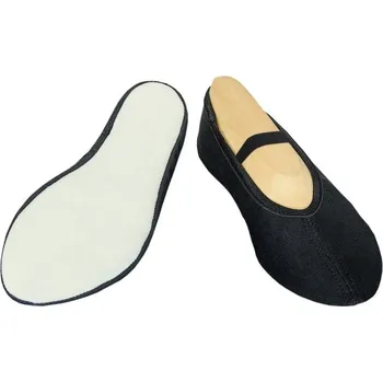 Pánské tenisky Taneční cvičky textil Tauri new - podešev kůže - černé - Velikost 38 CVX31110