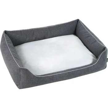 Pelíšek pro psa O´LALA PETS Pelech Super LUXURY 80x55cm tmavě šedý