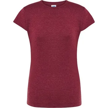 Dámské tričko Jhk Dámské tričko JHK152 Burgundy Heather L