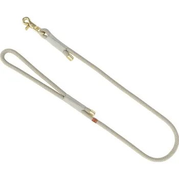 Vodítko pro psa Trixie Soft Rope kulaté vodítko lano vypouštěcí karabina S-XL 1m/1cm šedá/světlešedá