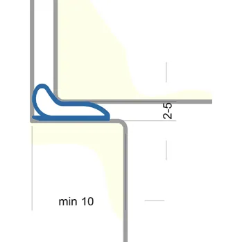Těsnění do okna a dveří Samolepicí profil ACA 5792H (hnědá / návin 200 m / 200m)