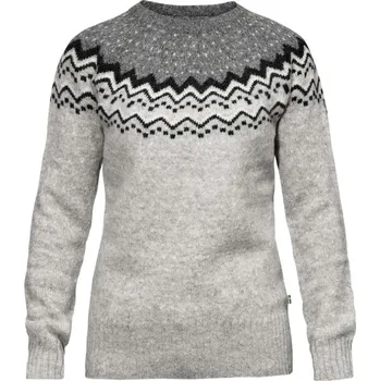 Pánský svetr Svetr Fjällräven Övik Knit Sweater W Grey - S + doprava zdarma