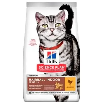 Pro kočku Hill's Fel. SP Adult Hairball Indoor Cat Chicken 3kg