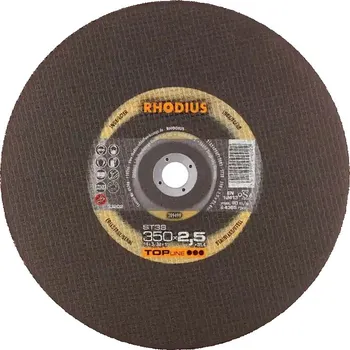 Řezný kotouč Rhodius 209499 | Řezný kotouč 350 x 2,5 x 25,40 mm, ST 38