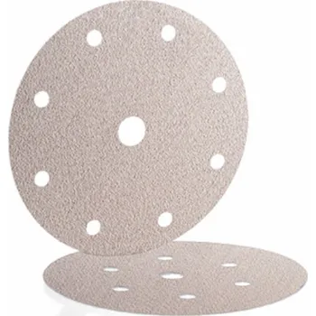 Brusný kotouč Hermes 6258147 | Brúsny výsek na suchý zips 150 mm, 9 otvorov Z600, VC 154-Longlife