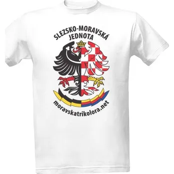 Tričko s potiskem Slezsko-moravská jednota pánské