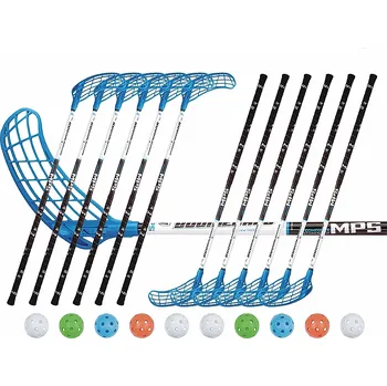Florbal Florbalový set MPS Boomerang Blue (12 hokejek) vel. 95cm (=105cm) 6 x levá / 6 x pravá