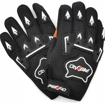 Motocross ATV rukavice dětské černé L (18–19 cm) (Ochranné rukavice)