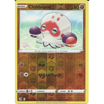 Společenská hra Pokémon karta Clobbopus 152/264 Reverse Holo - Fusion Strike