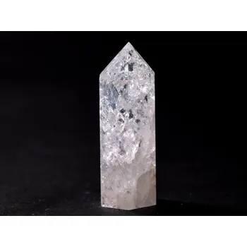 Drahý kámen Magieprirody.cz Obelisk Křišťál pukaný 77 g špice 75 mm #A145