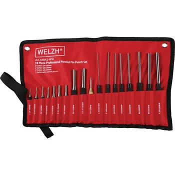Dláto Profesionální sada paralelních vyražečů, 1.5 - 9.5mm, 18 dílů, Welzh (Welzh Werkzeug)
