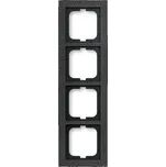 Busch-axcent 2CKA001754A4808 Rámeček čtyřnásobný, pro vodorovnou i svislou montáž, břidlice, ABB