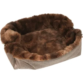 Pelíšek pro psa O´LALA PETS Clara pelíšek 2v1 57x45cm Hnědý melír