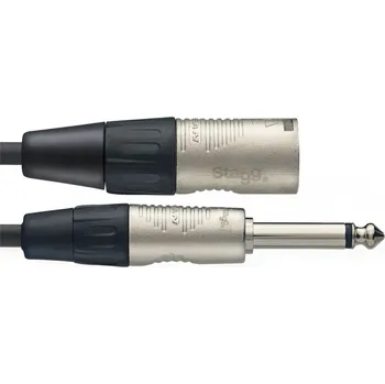 Audio kabel Stagg NAC1PXMR, kabel JACK/XLR,1m