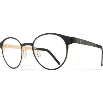 Brýlová obroučka Blackfin 866 černá zlatá mat, stranice černá zlatá mat 976