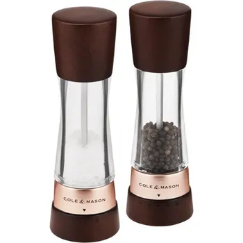 Mlýnek na koření Cole & Mason Sada mlýnků na sůl a pepř Derwent Chestnut Rose Gold H332296