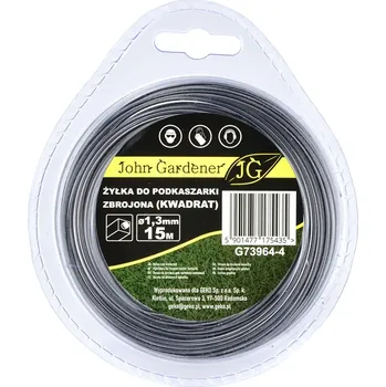 Struna do sekačky Geko G73964-4 struna čtvercová 1,3 mm x 15 m