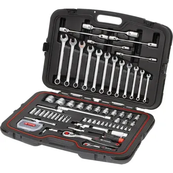 Gola sada KRAMP Sada kombinovaných nástrčných klíčů 1/4" + 1/2", 96 dílů - kompletní řešení pro profesionály