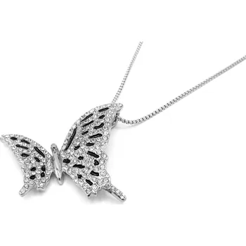 Náhrdelník Steel Jewelry Náhrdelník motýl z chirurgické oceli NH231064 dárkové balení zdarma