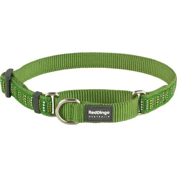 Obojek pro psa Obojek Red Dingo polostahovací pro psa 26-40cm/15mm Lotzadotz Green