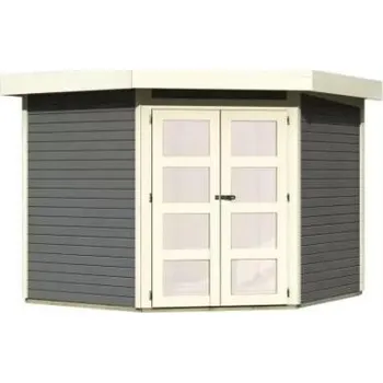 Zahradní stavba dřevěný domek KARIBU GOLDENDORF 5 (61863) terragrau