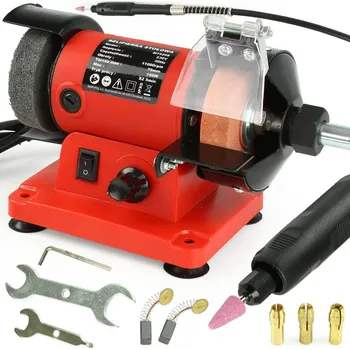 stolní bruska Stolní dvoukotoučová multifunkční bruska 150W MAR-POL