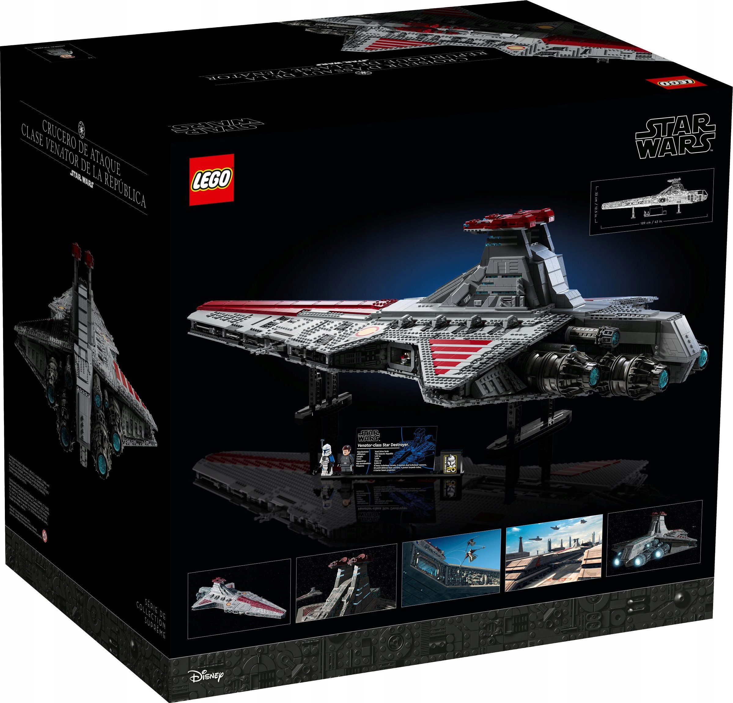 foto Stavebnice LEGO LEGO Star Wars 75367 Útočný křižník Republiky třídy Venator