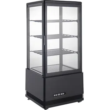 Stolní chladicí vitrína černá 78 l, 452x406x966 mm | TECHNICA, Cold Line Air