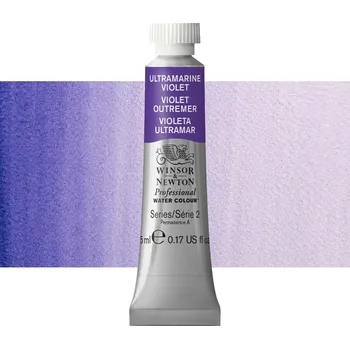 Vodová barva Akvarelová barva Winsor & Newton Professional, 5ml - Ultramarine Violet