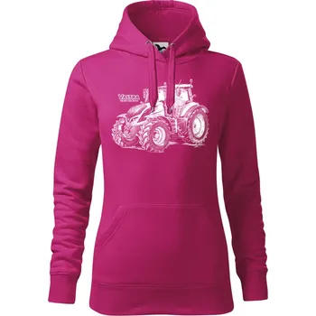 Pánská mikina Mikina - Valtra T235 Direct Barva: Purpurová (40), Velikost: L, Střih: Dámské