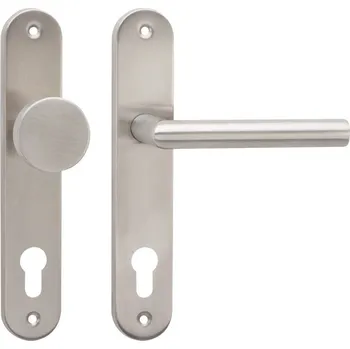 Dveřní kování Dveřní kování COBRA Vision klika/koule Star otočná Levá PZ72 Nerez