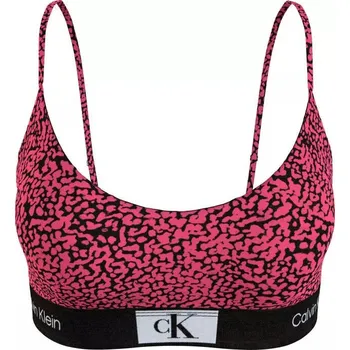Podprsenka Dámská podprsenka 000QF7216E GNI tm. růžová se vzorem - Calvin Klein M