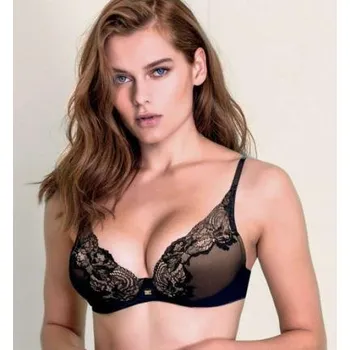 Podprsenka Dámská podprsenka Lormar SATEN soft-up černá 70C