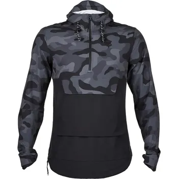 Cyklistická bunda Fox Ranger Wind Pullover - černá - XXL - 2025