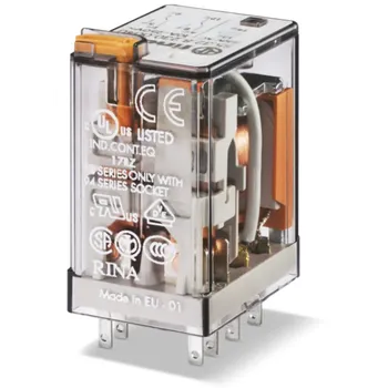 Relé Relé průmyslové miniaturní, DIN, 2P/10A, 230V AC, MA_LED 55.32.8.230.0050