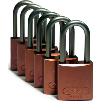Visací zámek Full Alu Padlocks 40mm Sha KD Brown/6