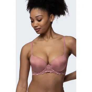 Podprsenka Dorina hladká push up podprsenka starorůžová - DORPK0095/starorůžová / 75 / C DOR1D001-PK0095