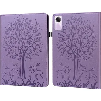 Příslušenství pro tablet VSECHNONAMOBIL 65108 ART DEER Zaklápěcí pouzdro Xiaomi Redmi Pad SE fialové