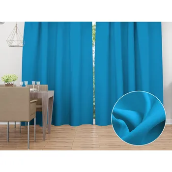 ubrus Dekorační závěs Rongo RG-073 Modrý 140x140 cm