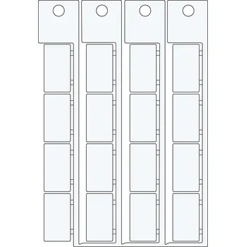 Papír ADHESIVE TAG 15X27 WHITE