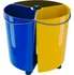 Odpadkový koš Ecobin ML44569105 3x 11,7 l otáčecí koš na tříděný odpad
