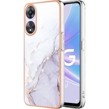 Pouzdro na tablet VSECHNONAMOBIL 65306 IMD MARBLE Ochranný kryt pro Oppo A58 WHITE